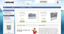 Desktop Screenshot of brune-bevochtiger.nl